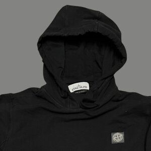 Stone Island Black Pull Over Sweater